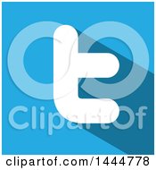 Clipart Of A Twitter Website Icon Royalty Free Vector Illustration