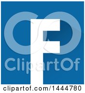 Clipart Of A Facebook Website Icon Royalty Free Vector Illustration by ColorMagic