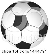 Poster, Art Print Of Grayscale Soccer Ball