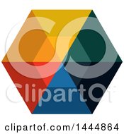 Poster, Art Print Of Colorful Hexagon Logo Design
