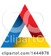 Poster, Art Print Of Colorful Triangle Pyramid Logo Design
