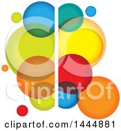 Poster, Art Print Of Colorful Abstract Bubble Logo Design