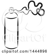 Poster, Art Print Of Black And White Spray Can