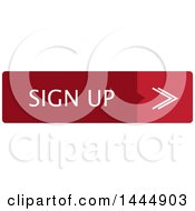 Clipart Of A Sign Up Website Icon Button Royalty Free Vector Illustration
