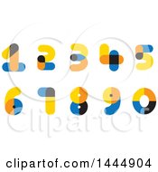 Poster, Art Print Of Colorful Numbers