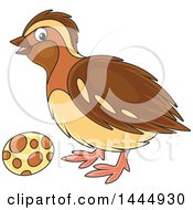 Poster, Art Print Of Cartoon Bird And Egg