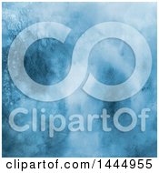 Clipart Of A Blue Watercolor Background Royalty Free Illustration