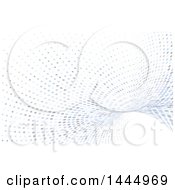 Clipart Of A Halftone Dots Business Card Design Or Background Royalty Free Vector Illustration