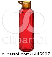 Poster, Art Print Of Sketched Ketchup Bottle