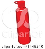 Clipart Of A Ketchup Bottle Royalty Free Vector Illustration