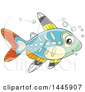 Poster, Art Print Of Cartoon Cute Xray Fish