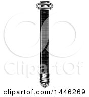 Clipart Of A Vintage Engraved Scabbard Royalty Free Vector Illustration