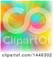 Poster, Art Print Of Colorful Background With Rays
