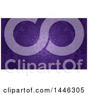 Purple Mandala Business Card Or Background Design