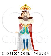 Poster, Art Print Of Snooty Male King Presenting