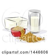Poster, Art Print Of Soy Products