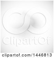 Clipart Of A Background Of Techno Dots Royalty Free Vector Illustration
