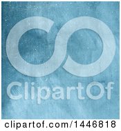 Clipart Of A Scratched Blue Background Texture Royalty Free Illustration