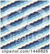 Background Of Layered Scalloped Waves