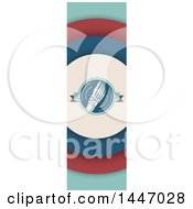 Poster, Art Print Of Retro Styled Vertical Foot Banner