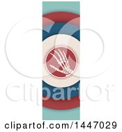 Poster, Art Print Of Retro Styled Vertical Hand Banner