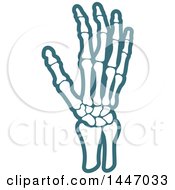 Clipart Of A Human Wrist And Hand Royalty Free Vector Illustration by Vector Tradition SM
