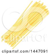 Clipart Of Spaghetti Noodles Italian Pasta Royalty Free Vector Illustration