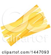 Clipart Of Fetuccini Noodles Italian Pasta Royalty Free Vector Illustration