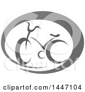 Grayscale Bicycle Icon