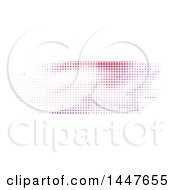 Clipart Of A Pink Purple And White Halftone Dot Website Header Royalty Free Vector Illustration