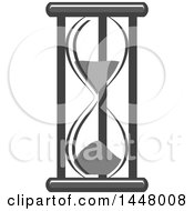 Poster, Art Print Of Grayscale Hourglass Timer