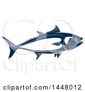 Poster, Art Print Of Navy Blue Tuna Fish