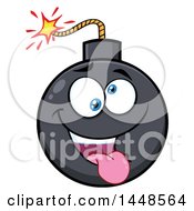 Poster, Art Print Of Cartoon Goofy Bomb Mascot Character
