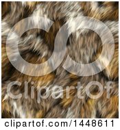 Seamless Background Texture Of Yellow Animal Fur