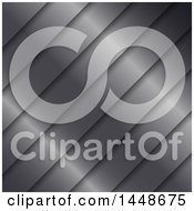 Poster, Art Print Of Background Of Diagonal Metal Stripes