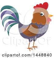 Poster, Art Print Of Cute Rooster