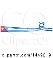 Poster, Art Print Of Cuban Ribbon Flag Border Design Element