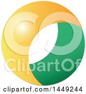 Clipart Graphic Of A Solar Energy Abstract Design Royalty Free Vector Illustration by Domenico Condello