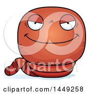 Clipart Graphic Of A Cartoon Evil Worm Character Mascot Royalty Free Vector Illustration