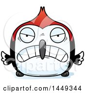 Poster, Art Print Of Cartoon Mad Woodpecker Character Mascot