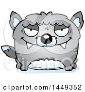 Poster, Art Print Of Cartoon Evil Wolf Character Mascot