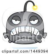 Cartoon Mad Viperfish Character Mascot