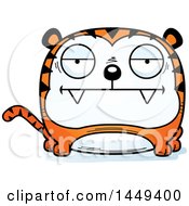 Poster, Art Print Of Cartoon Bored Tiger Character Mascot