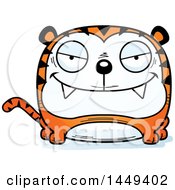 Poster, Art Print Of Cartoon Evil Tiger Character Mascot