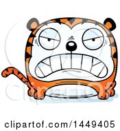 Poster, Art Print Of Cartoon Mad Tiger Character Mascot