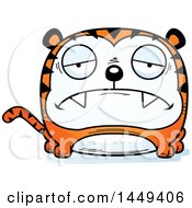 Poster, Art Print Of Cartoon Sad Tiger Character Mascot