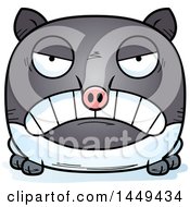 Poster, Art Print Of Cartoon Mad Tapir Character Mascot