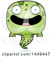 Cartoon Happy Tadpole Pollywog Character Mascot