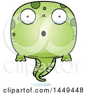 Poster, Art Print Of Cartoon Surprised Tadpole Pollywog Character Mascot