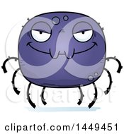 Clipart Graphic Of A Cartoon Evil Spider Character Mascot Royalty Free Vector Illustration